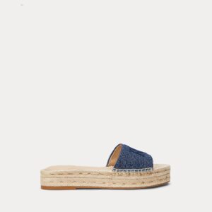 Ralph Lauren Polly Washed Denim Espadrille