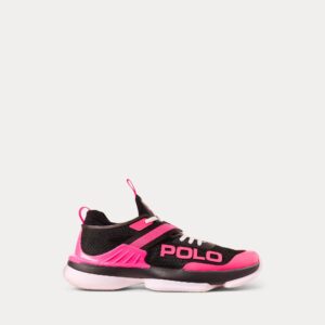 Ralph Lauren Pink Pony Tech Court Pro Sneaker