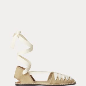 Ralph Lauren Canvas Lace-Up Espadrille