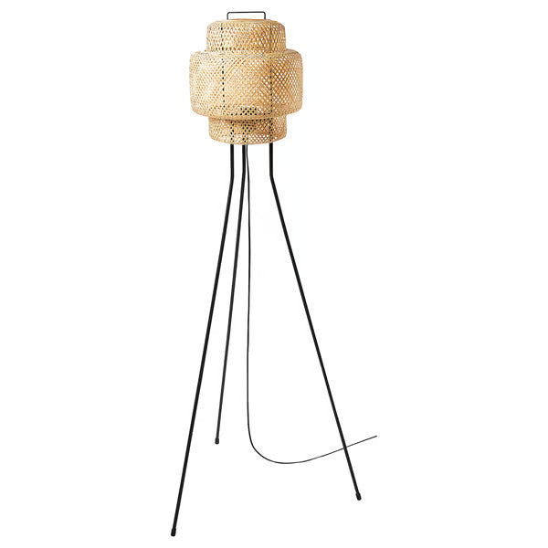 IKEA SINNERLIG Floor lamp, bamboo/handmade
