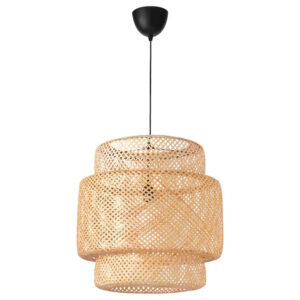 IKEA SINNERLIG Pendant lamp, bamboo/handmade, 20 "
