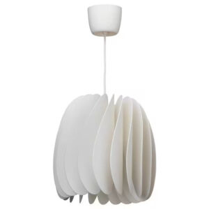 IKEA SKYMNINGEN Pendant lamp, white, 17 "