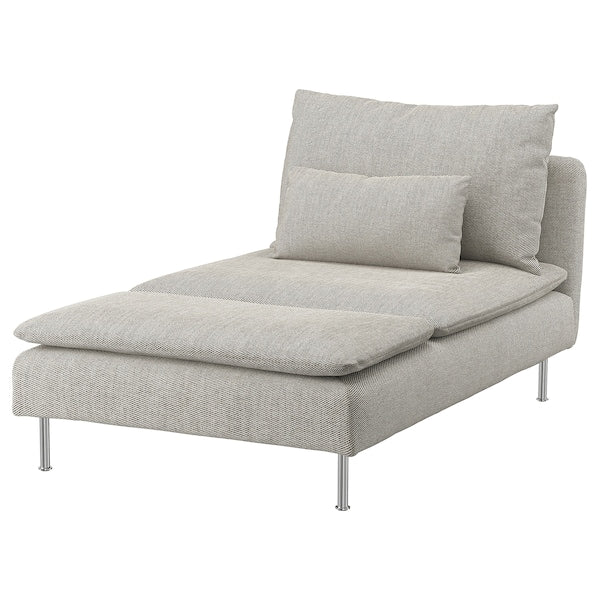 IKEA SÖDERHAMN Chaise, Viarp beige/brown