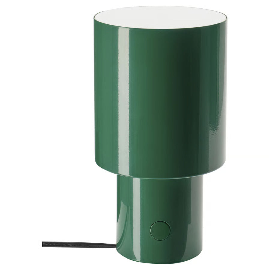 Ikea SPETSBOJ Table lamp, dimmable/green, 9 "