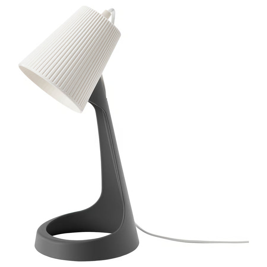IKEA SVALLET Work lamp, dark gray/white