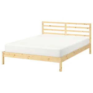 IKEA TARVA Bed frame, pine/Luröy, Queen