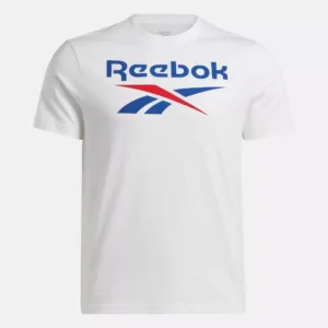 Reebok Men's Reebok Identity Big Stacked Logo T-Shirt
