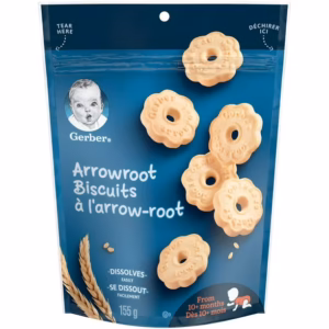GERBER® Arrowroot Biscuits, Baby Snacks 155 g, 155 GR
