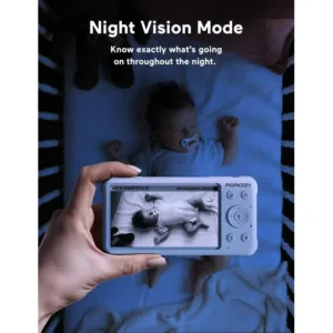 Momcozy Video Baby Monitor, 1080P 5" HD Baby Monitor with Camera and Audio, Infrared Night Vision