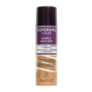 COVERGIRL Simply Ageless 3-in-1 Liquid Foundation Infused with Hyaluronic Complex