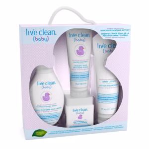 Live Clean Baby Skin Care Essentials Gift Set - Soothing Relief, Gift Set