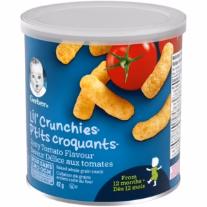 GERBER® LIL’ CRUNCHIES®, Zesty Tomato, Toddler Snacks 42 g, 42 GR