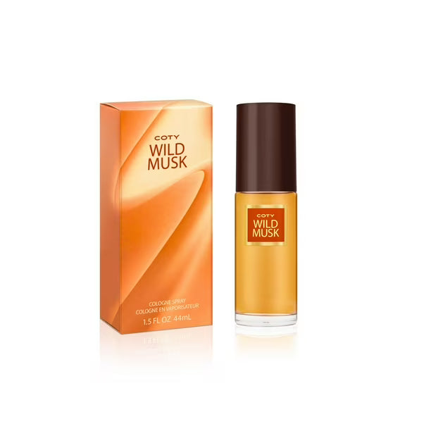 Wild Musk Eau de Cologne Spray for Women, Vegan Formula, Perfume, Warm Spicy Scent, 45ml, Warm Spicy Scent