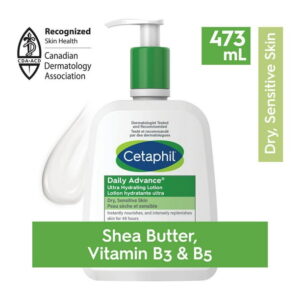 Cetaphil DailyAdvance Ultra Hydrating Lotion With Shea Butter and Vitamin E | 48hr Hydration