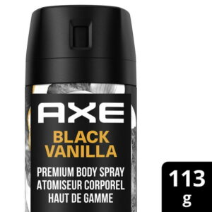 AXE Fine Fragrance Collection Black Vanilla Premium Body Spray for Men, 113g Body Spray