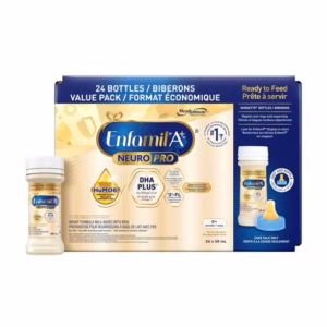 Enfamil A+ NeuroPro, Baby Formula, 0-12 months, Ready to Feed Nursettes, 59mL x 24ct