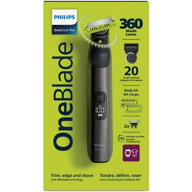 Philips OneBlade 360 Face & Body Pro+, Li-Ion, OneBlade 360 Face & Body Pro+, 20-length settings