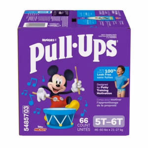 Pull-Ups Boys' Potty Training Pants, Economy Pack, Size: 2T - 6T, Size: 2T - 6T | 104-66 Count