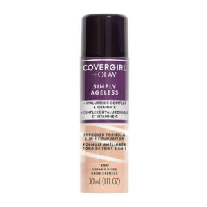 COVERGIRL Simply Ageless 3-in-1 Liquid Foundation Infused with Hyaluronic Complex