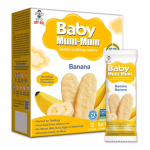 Baby Mum-Mum Banana Rice Rusks, 24 Rusks, 50 g