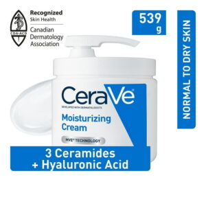 CeraVe Moisturizing Cream with 3 Ceramides and Hyaluronic Acid | Daily Face