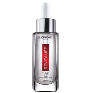 L'Oréal Paris Replumping Hyaluronic Acid Face Serum, Repairs Skin Barrier in 1 Hour