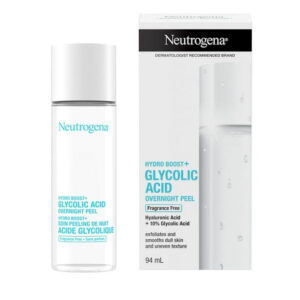 Neutrogena Hydro Boost+ Glycolic Acid Overnight Peel - Hyaluronic Acid, Glycolic Acid, AHA