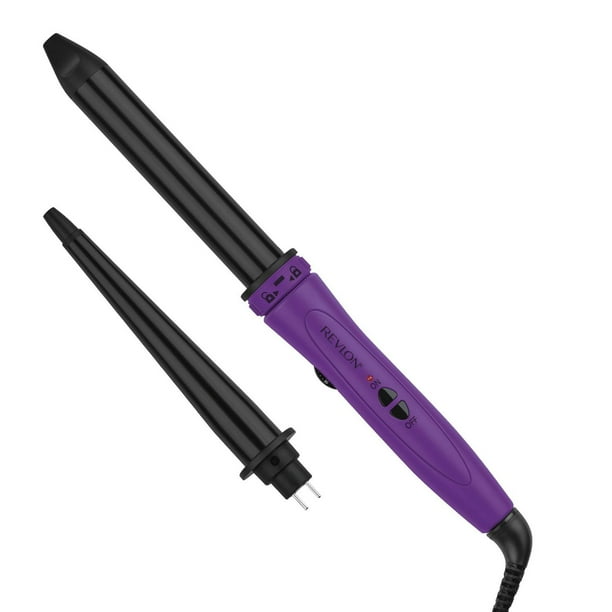 Revlon Tourmaline Ceramic 2-in-1 Barrel Wand, Shiny, frizz-free results