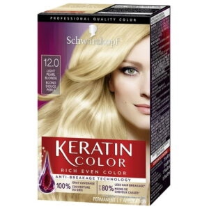 Schwarzkopf Keratin Color Permanent Hair Color Cream, 1 Pack/60 ml
