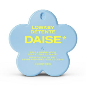 DAISE Lowkey Daise Fragrance Body Mist in Rose & Sandalwood, 3.3 fl oz/100 mL, body mist, spritz, spray