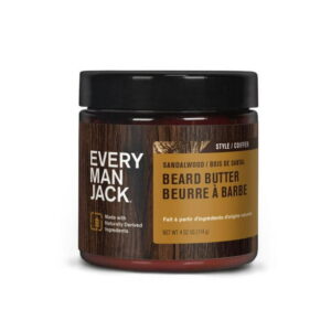 Every Man Jack Beard Butter - Sandalwood | 114 Grams | Naturally Derived, Parabens-free