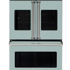 Viking - 30" 7 Series French Door Double Built-In Electric Thermal Convection Oven - Splash