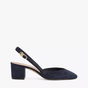 Tommy Hilfiger Suede Block-Heel Slingback