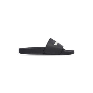 BALENCIAGA Women's Pool Slide Sandal in Black/white
