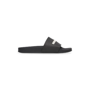 BALENCIAGA Men's Pool Slide Sandal in Beige