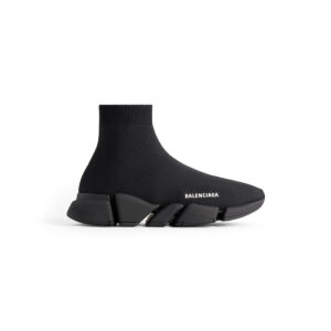 BALENCIAGA Men's Speed 2.0 Recycled Knit Sneaker in Black