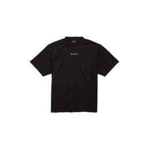 BALENCIAGA New Balenciaga Back T-shirt Medium Fit in Black