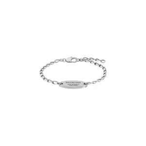 BALENCIAGA Everyday Bracelet in Antique Silver