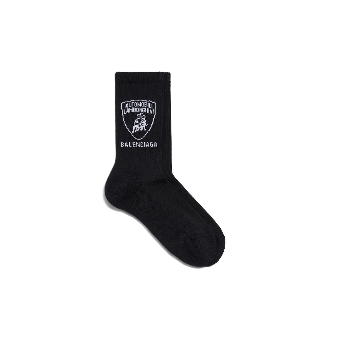 BALENCIAGA Men's Balenciaga I Automobili Lamborghini Socks in Black/white