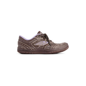 BALENCIAGA Women's Hamptons Medium Worn-out Sneaker in Brown/lilac