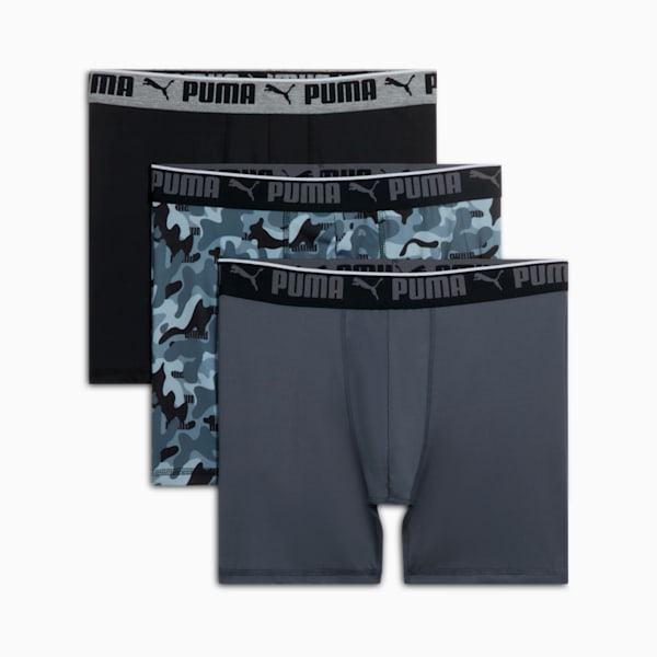 PUMA Men's Sportstyle Camo Boxer Briefs (3 Pack)