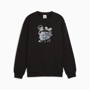 PUMA x TMNT Big Kids' Relaxed Graphic Crew Sweatshirt