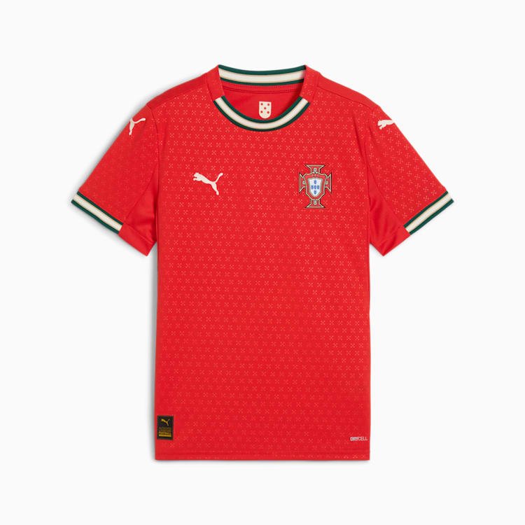 PUMA Portugal '25 Home Replica Big Kids' Soccer Jersey