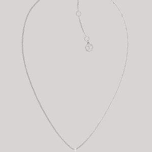 Tommy Hilfiger Crystal Accent Dog Tag Necklace