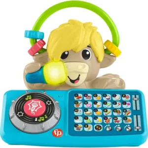 Fisher-Price Link Squad Bop & Groove Tiger Baby Learning Toy with Music & Lights