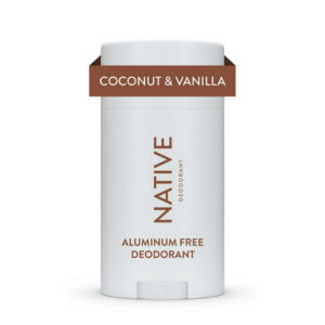 Native Natural Deodorant, Coconut & Vanilla, Aluminum Free, 75 g
